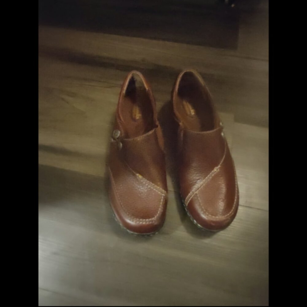 Clarks 9.5m Red Women's Shoes